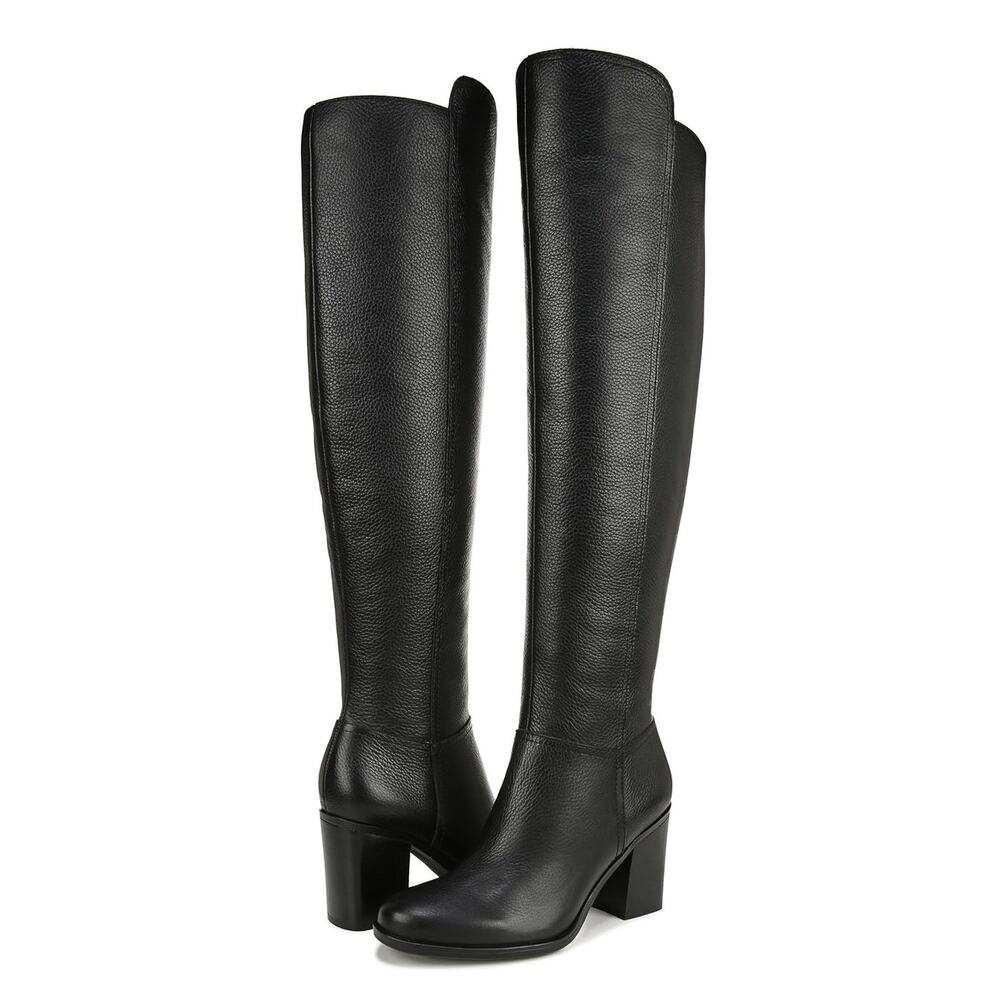 Naturalizer Black Tall Ankle Boots